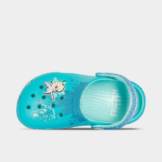 Crocs Girls' Toddler Crocs x Frozen Elsa Classic Clog Shoes 1