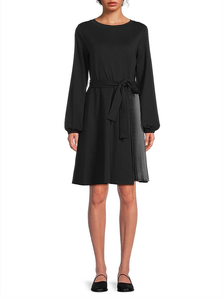 Riviera Pleated Wrap-Style Dress – On Sale Now with Up to 50% Off