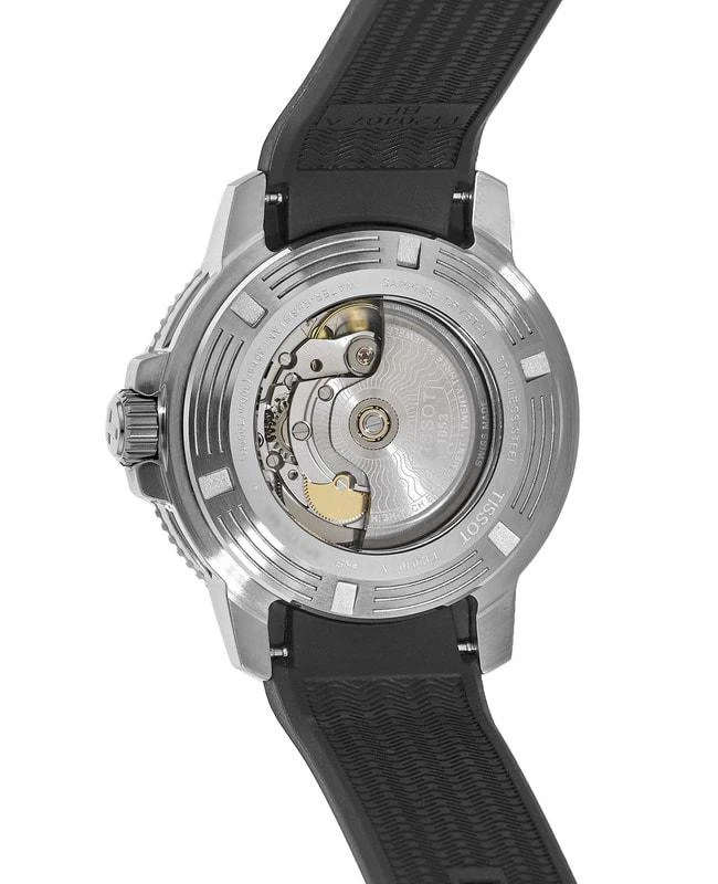 Tissot Tissot Seastar 1000 Powermatic 80 Blue Dial Rubber Strap Men's Watch T120.407.17.041.00 3