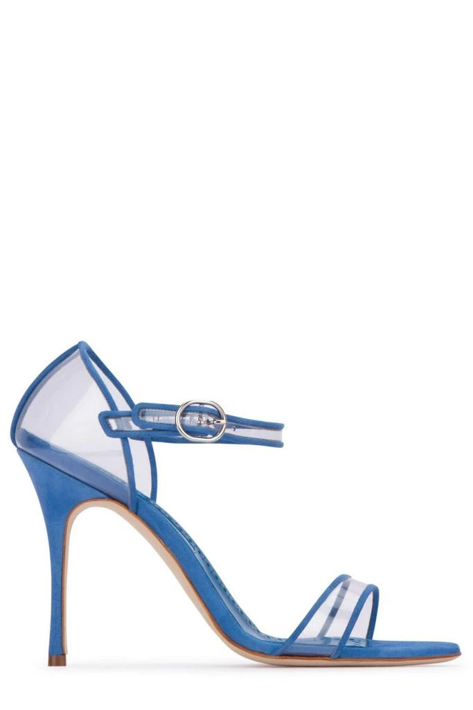 Manolo Blahnik Manolo Blahnik Fersen Ankle Strap Open-Toe Sandals 1