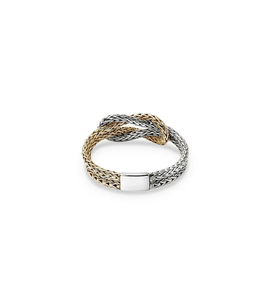John Hardy 14K Yellow Gold & Sterling Silver Love Knot Ring 5