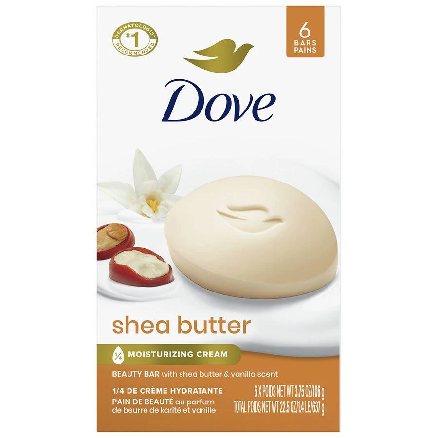 Dove Beauty Bar Soap Shea Butter 1