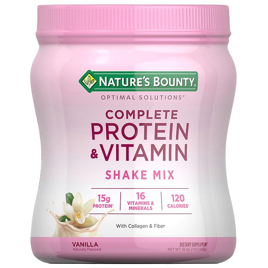 Nature's Bounty Complete Protein & Vitamin Shake Mix Vanilla