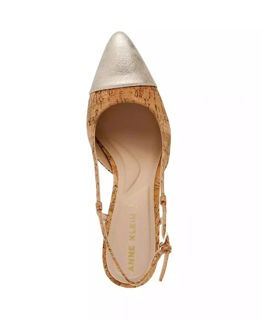 Anne Klein Women's Brooklyn Block Heel Slingback Dress Pumps 5