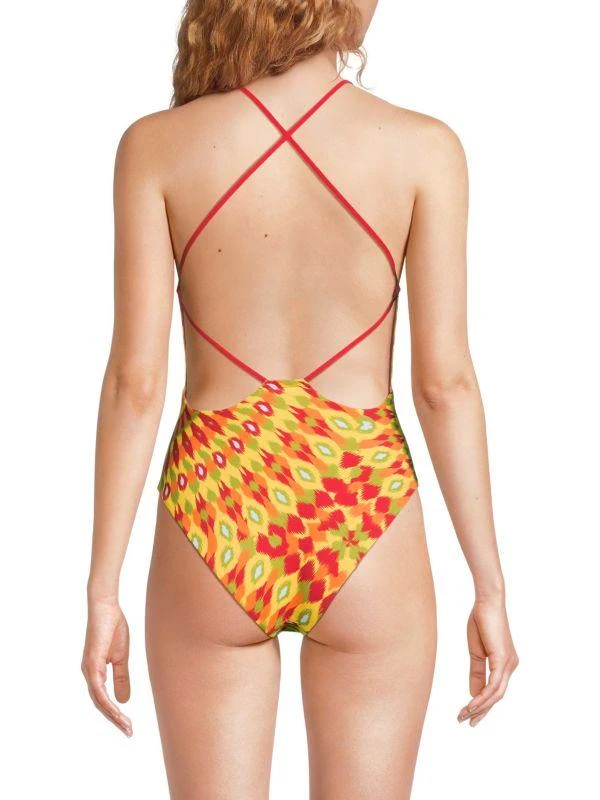 Valentino Printed One-Piece Swimsuit 2