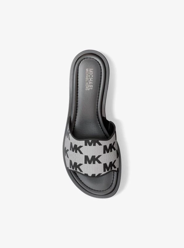 Michael Kors Hannah Logo Jacquard Slide Sandal 5