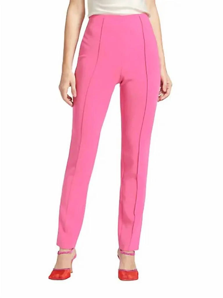 Cinq a Sept Crepe Pants In Pink Azalea 3