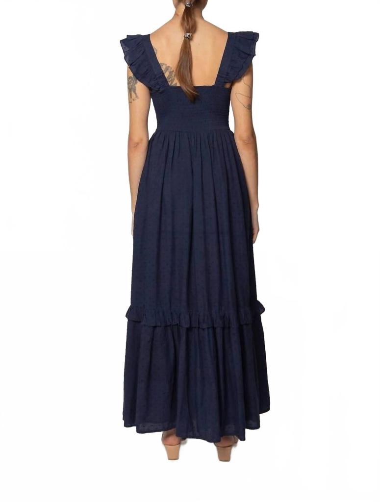 Cleobella Nica Maxi Dress In Navy