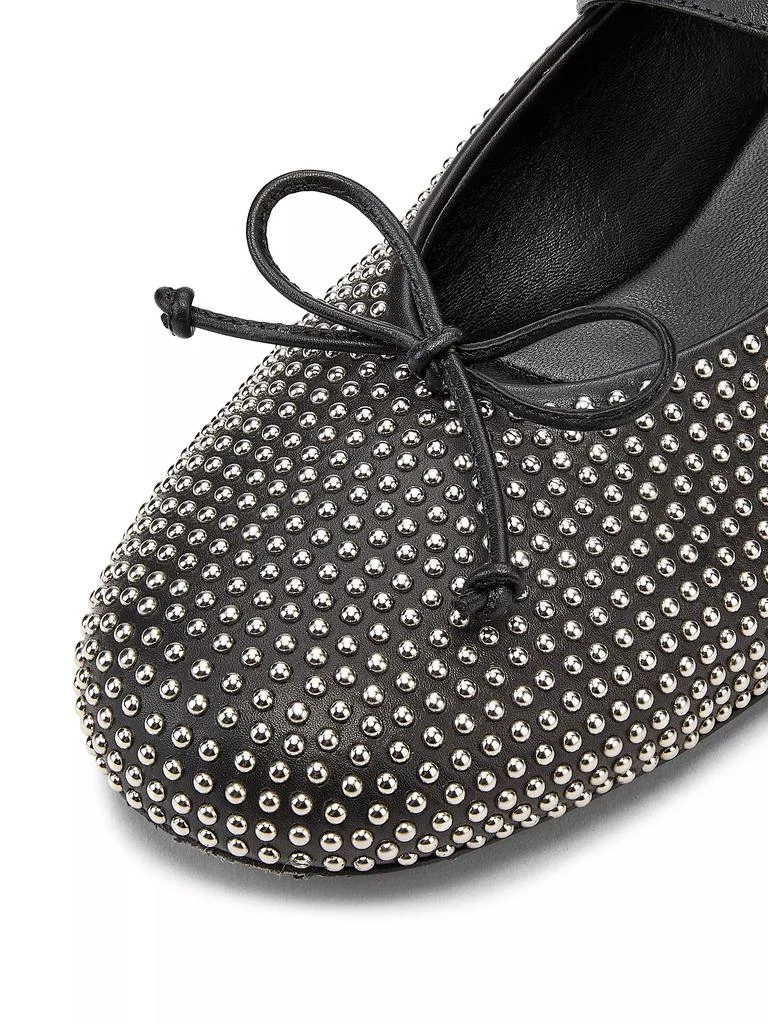 Miu Miu Studded Leather Mary Janes 5