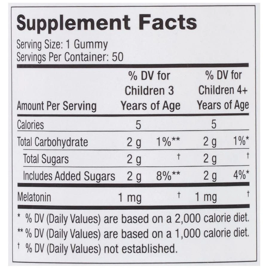 Walgreens Children's Melatonin 1 mg Gummies Mixed Berry 5