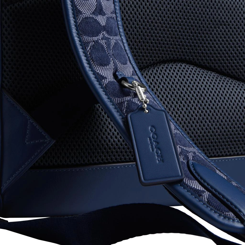 Coach Charter Backpack in Signature Denim 4