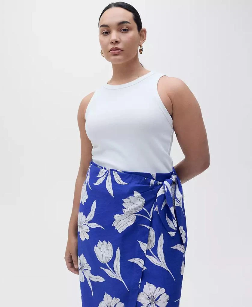 Mango Women's Floral Sarong Skirt 4