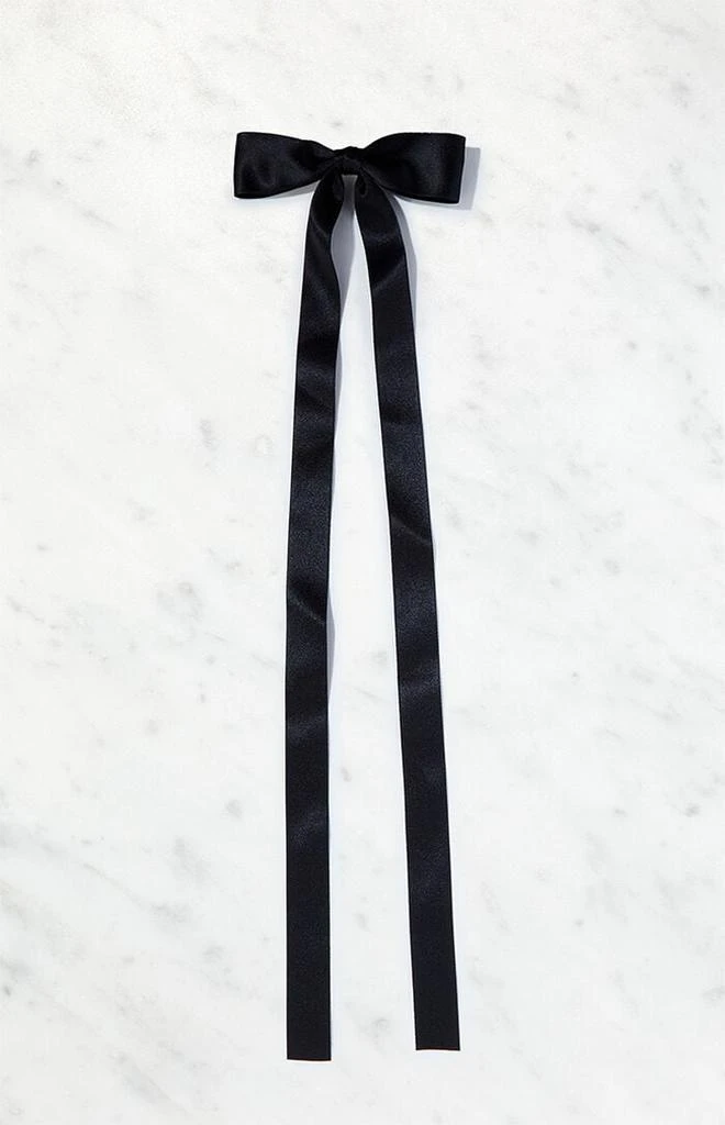 LA Hearts Long Bow Hair Clip 1