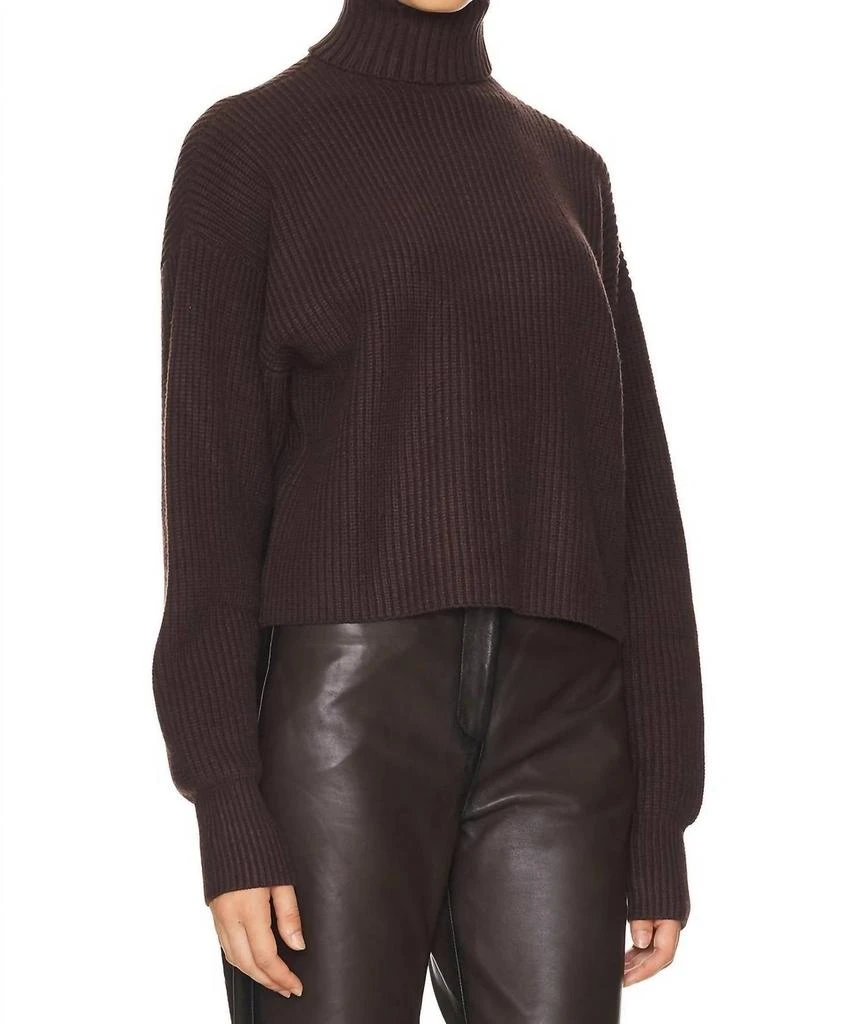 Good American Heavy Cozy Turtleneck In Bark 2