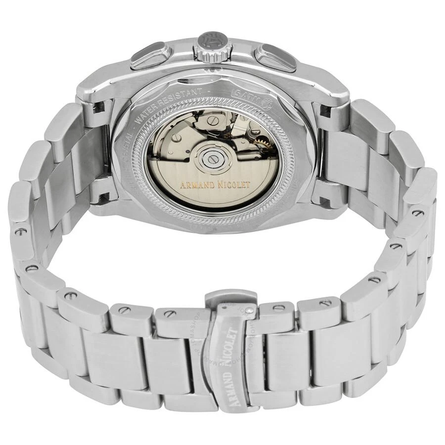 Armand Nicolet JH9 Chronograph Automatic Silver Dial Men's Watch A668HAA-AO-MA4680A 3