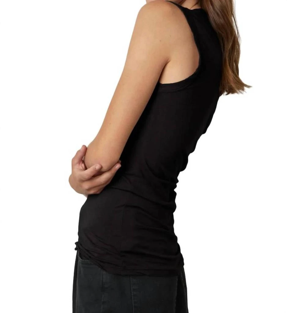 Velvet by Graham & Spencer Velvet By Graham & Spencer - ESTINA COTTON GAUZE SCOOP NECK TANK TOP 2