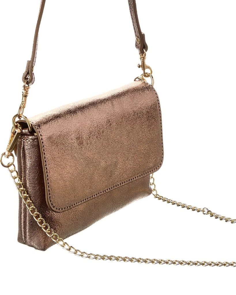 Persaman New York Rory Metallic Leather Clutch 3