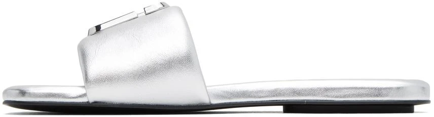 Marc Jacobs Silver 'The J Marc' Sandals 3