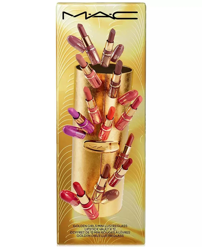 MAC 13-Pc. Golden Girls Mini Lustreglass Lipstick Vault Gift Set 7