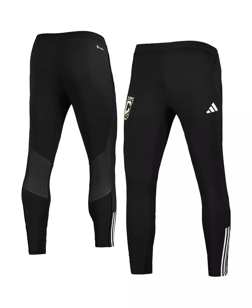 adidas Men's Black Columbus Crew 2023 On-Field Team Crest AEROREADY Training Pants 1