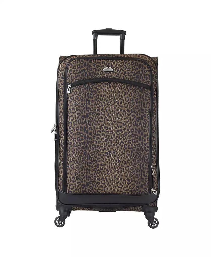 American Flyer Animal Print 5 Piece Spinner Luggage Set 5