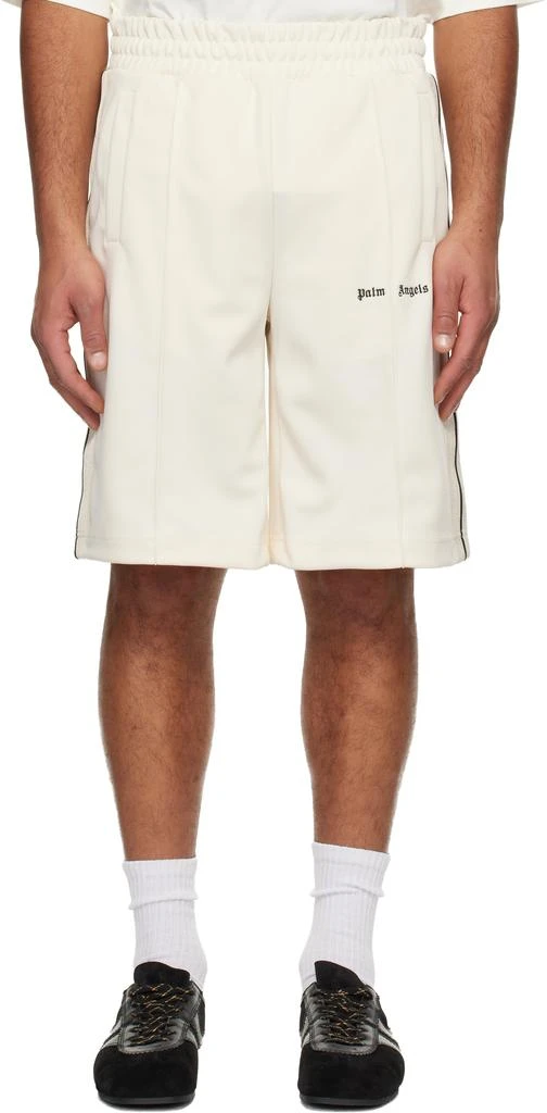 Palm Angels Off-White Classic Logo Track Shorts 1