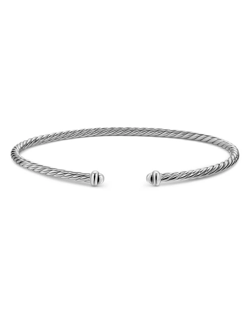 David Yurman Micro Cable Flex® Bracelet in Sterling Silver, 2.6mm 3