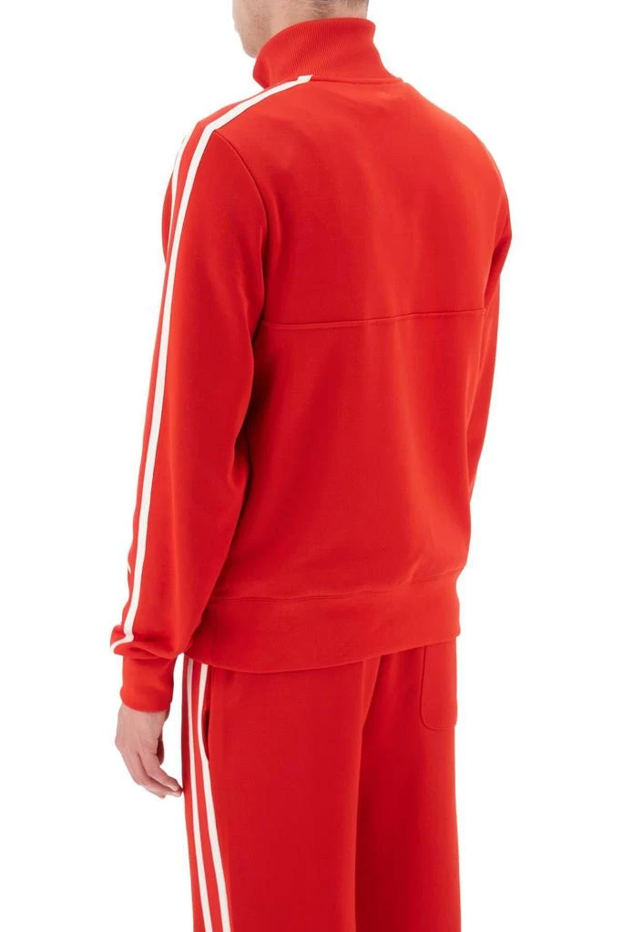 AMI ALEXANDRE MATTIUSSI SWEATSHIRT WITH CONTRASTING BANDS 4