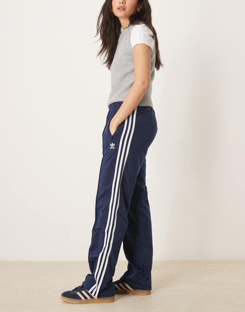 adidas blue track pants womens