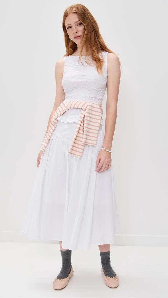 Peachy Den Deba Porcelain Midi Skirt 5