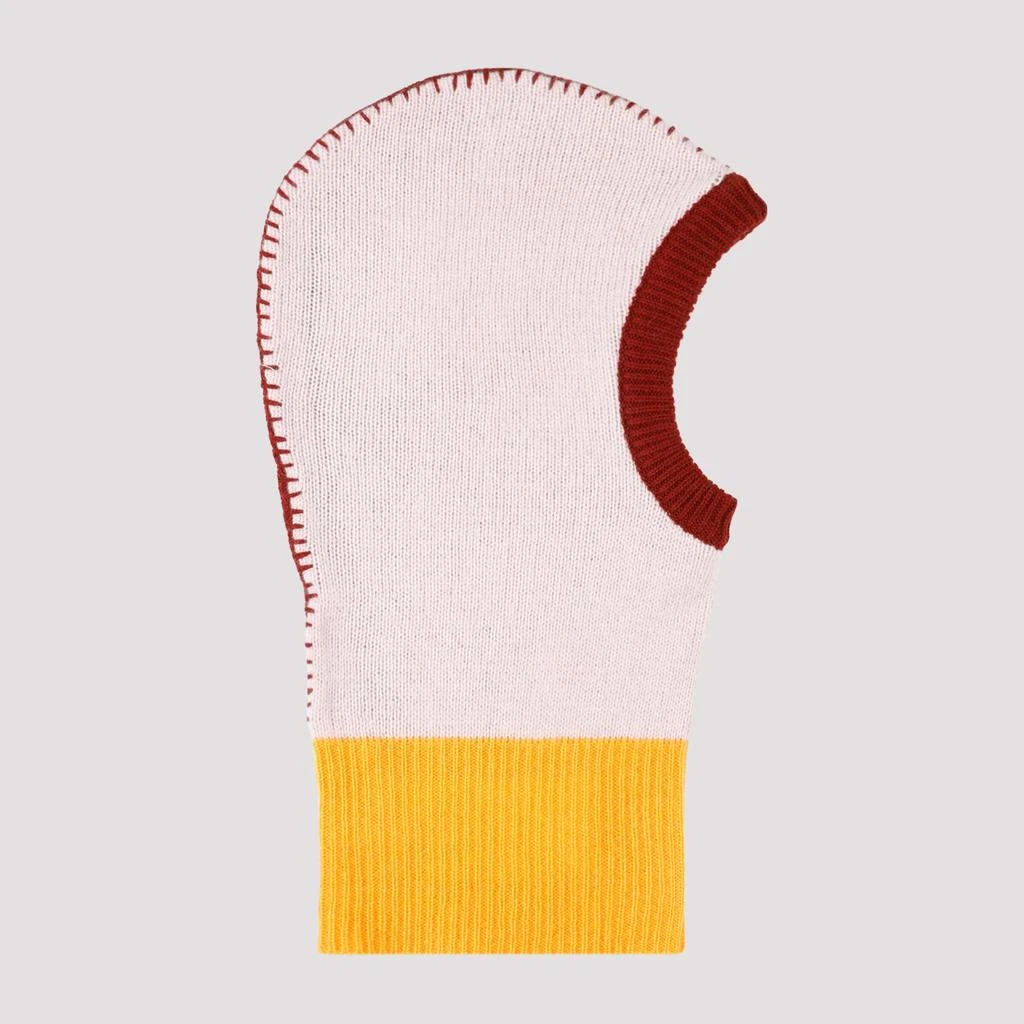 MARNI COLOUR-BLOCK CASHMERE BALACLAVA 2