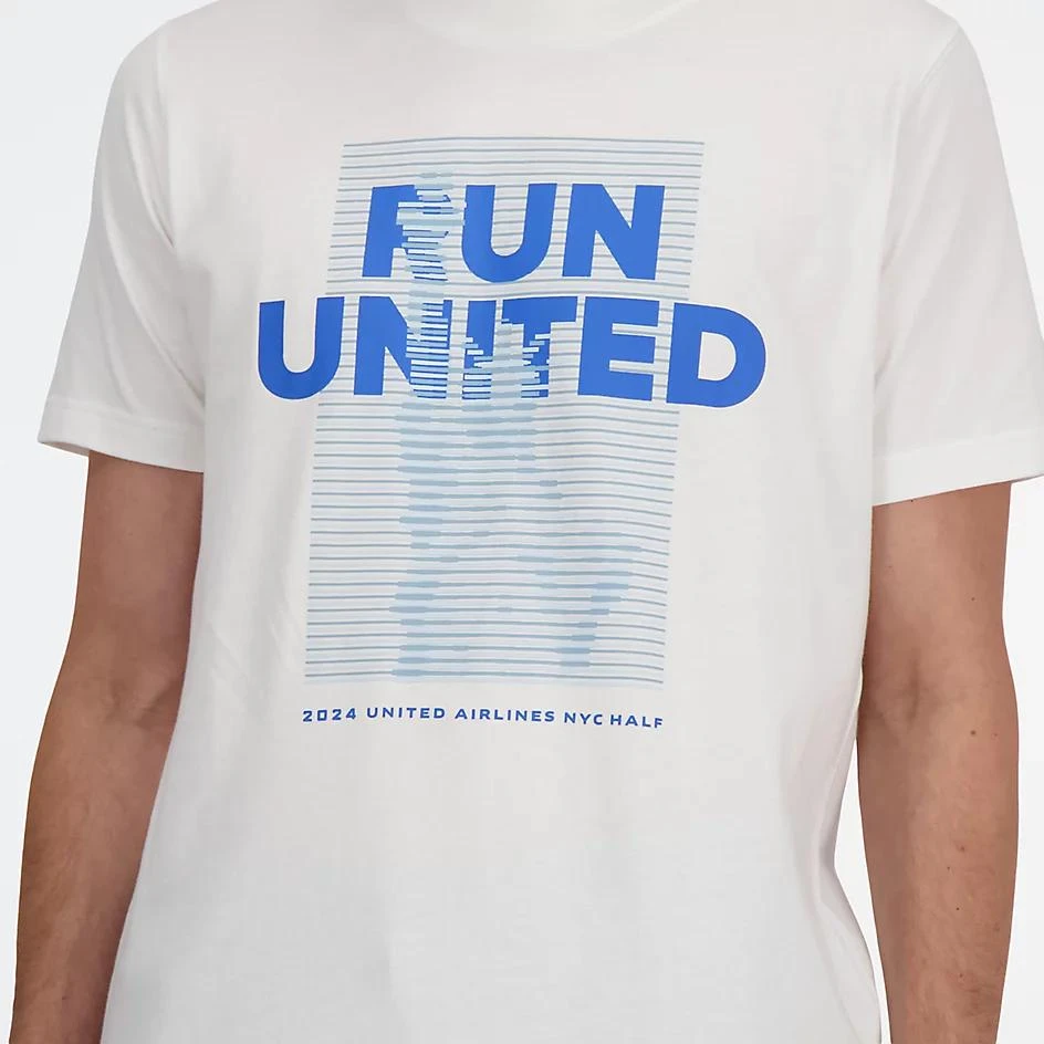 New Balance United Airlines NYC Half Graphic T-Shirt 2