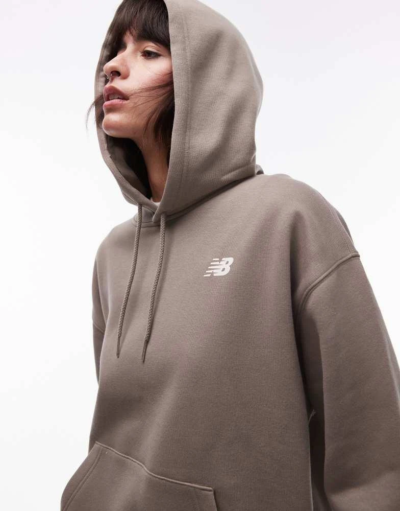 New Balance New Balance athletics club hoodie in grey 4