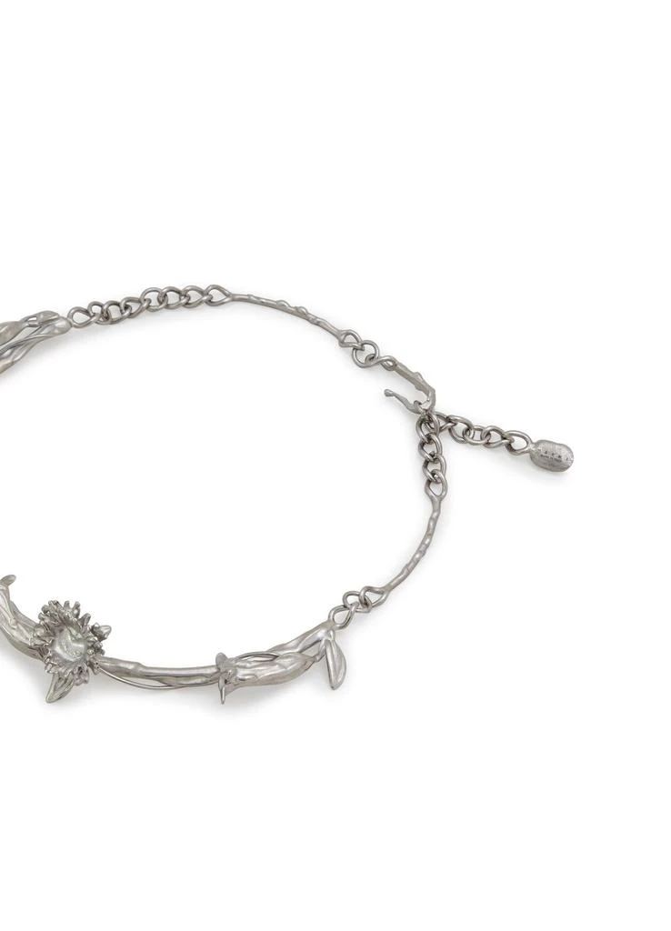 Marni Metal calla lily necklace 4
