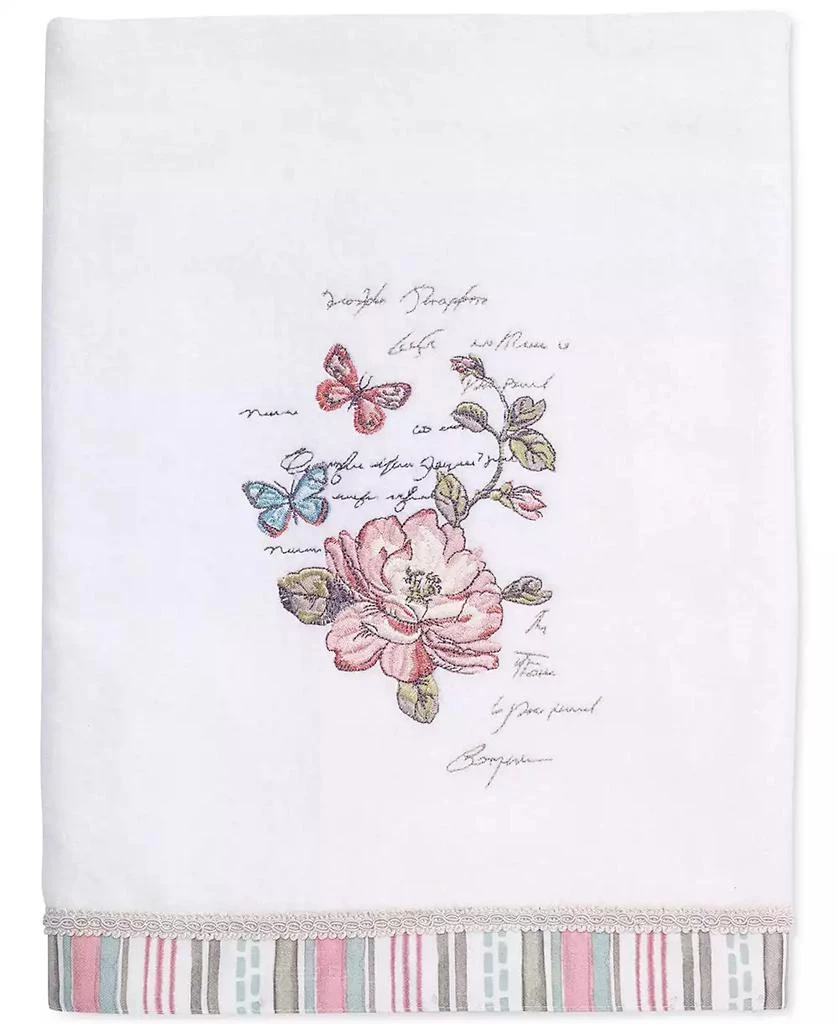 Avanti Butterfly Garden Cotton Bath Towel, 25" x 50" 1
