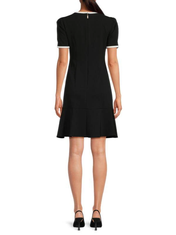 Karl Lagerfeld Paris Scuba Knot A-line Mini Dress 2
