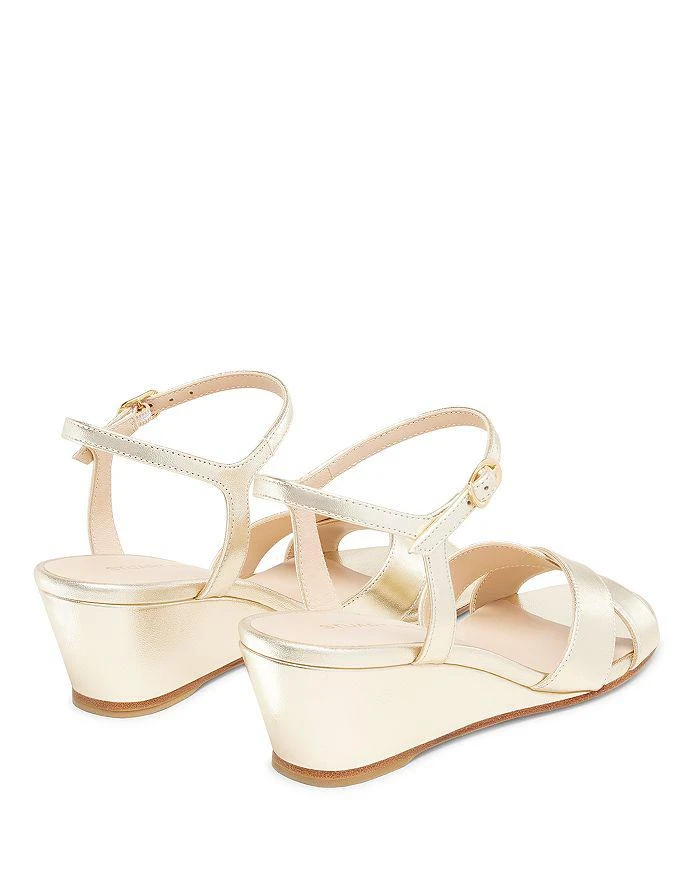 Stuart Weitzman Women's Dayna Demi Wedge Sandals 3