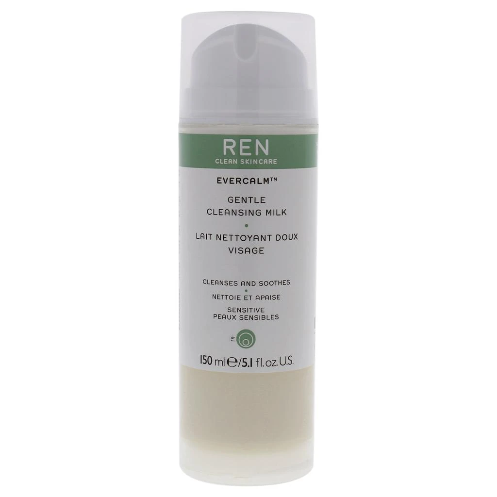 REN Evercalm Gentle Cleansing Milk by  for Unisex - 5.1 oz Cleansing Milk 1