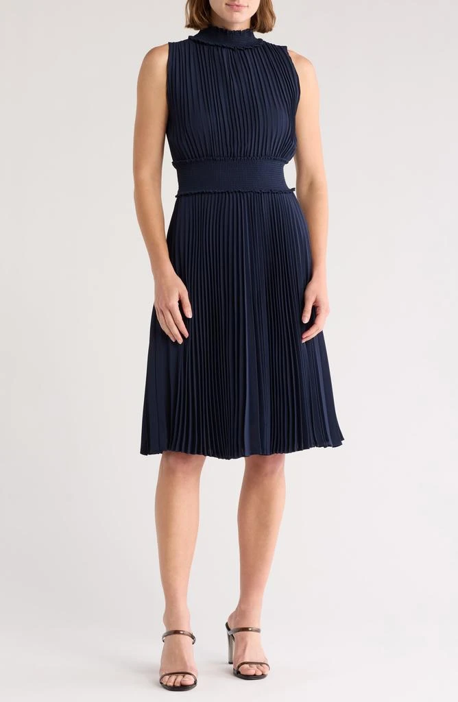 Nanette Lepore Pleated Sleeveless Dress 1