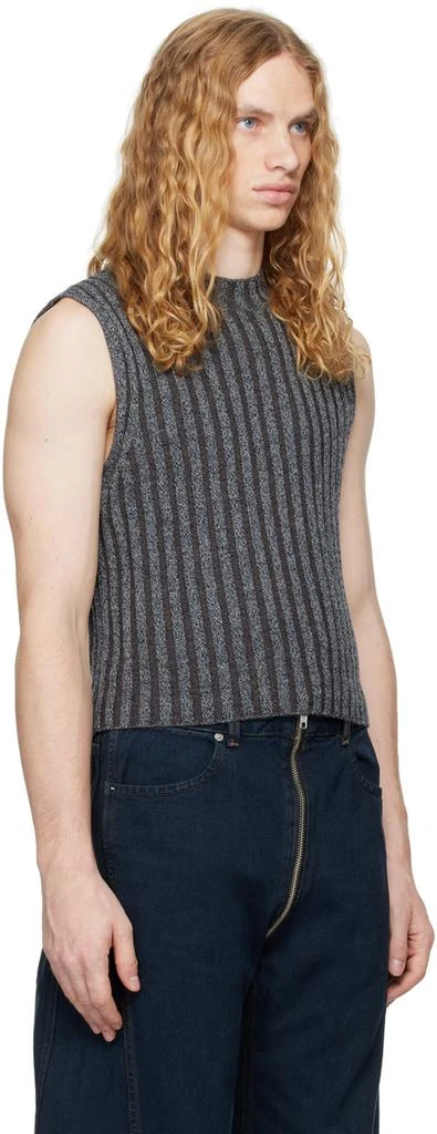 Eckhaus Latta Gray Keyboard Vest 4