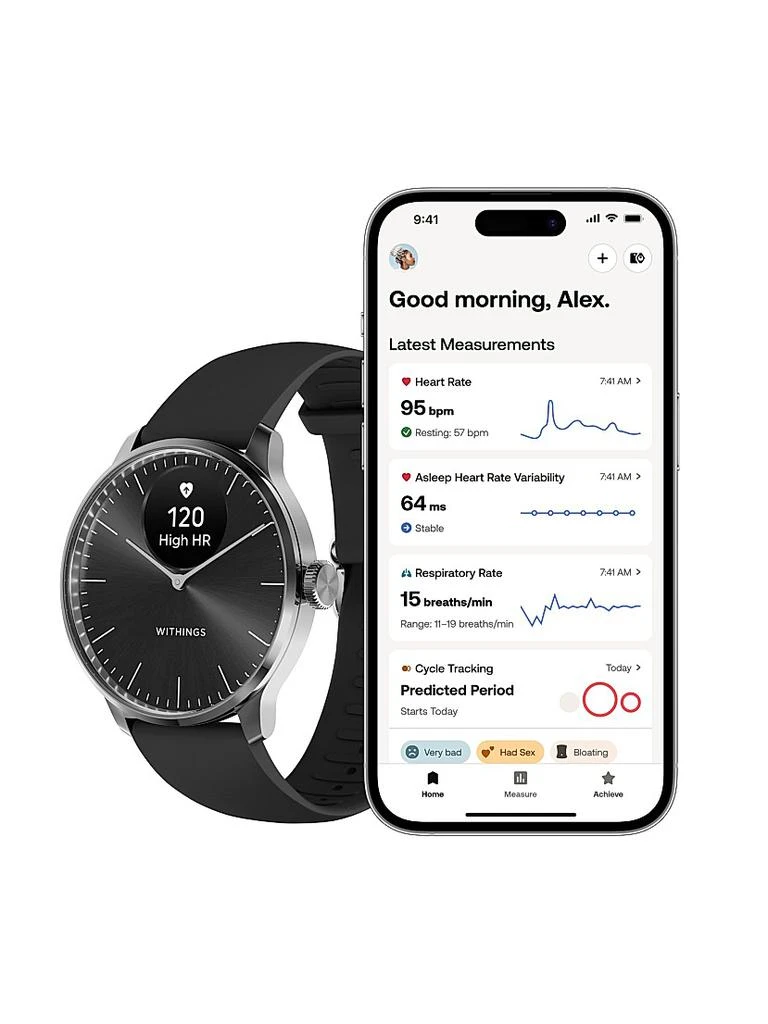 Withings ScanWatch Light -  Daily Health Luxury Smartwatch - 37MM 2