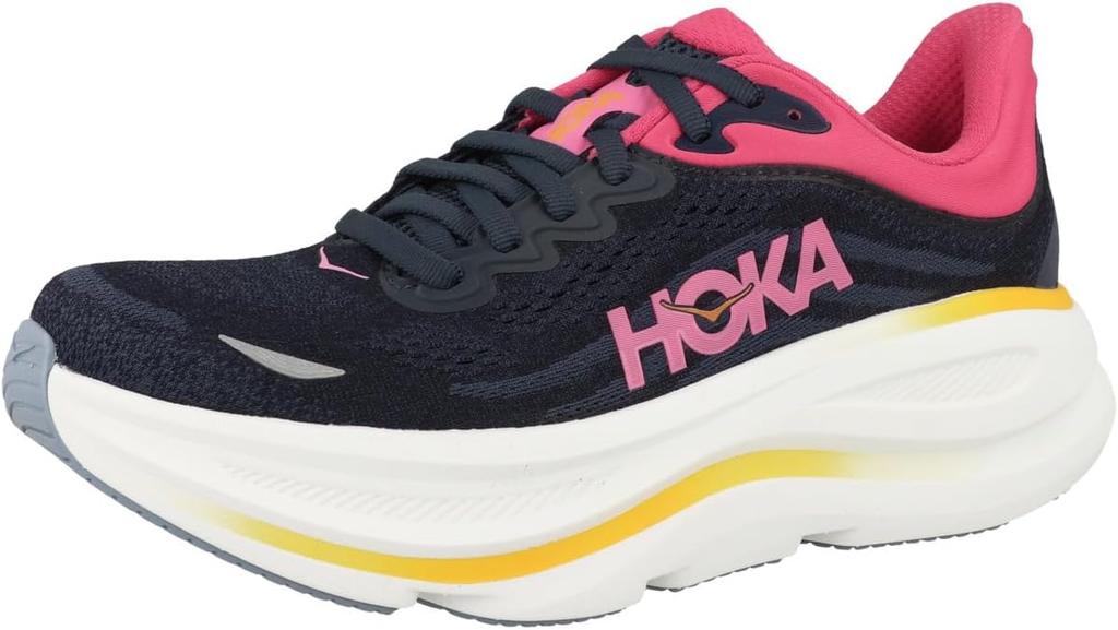 Hoka One One Bondi 9 Womens Running Shoe - Varsity Navy/Nautical Dusk