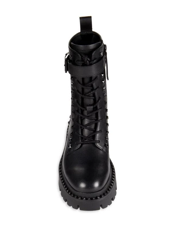 Ash Studded Leather Combat Boots 5