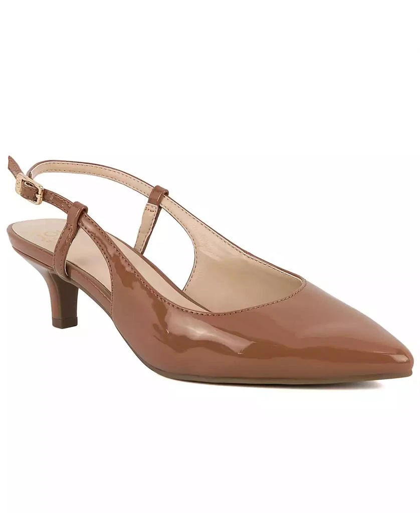 JONES NEW YORK Women's Charla Kitten Heel Slingback Pumps 1