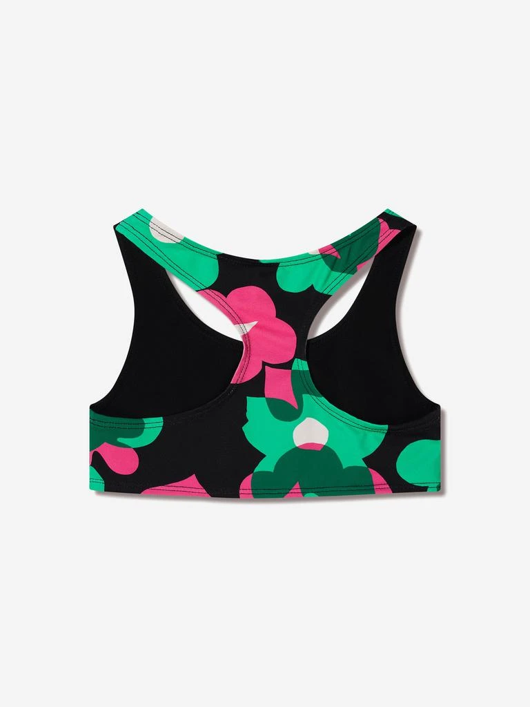 Stella McCartney Stella McCartney Girls Cropped Floral Logo Sports Top 2
