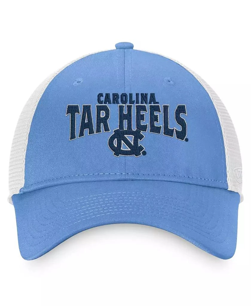 Majestic Men's Carolina Blue North Carolina Tar Heels Breakout Trucker Adjustable Hat 2