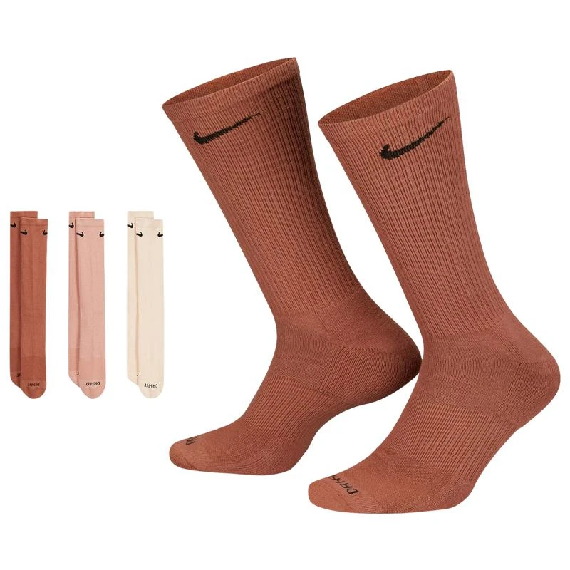 NIKE Nike 3 Pack Dri-FIT Plus Crew Socks - Men's 1