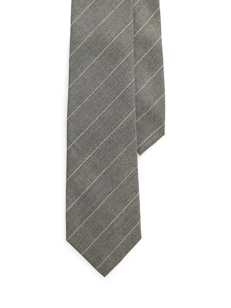 Ralph Lauren Pinstripe Wool Flannel Tie 1