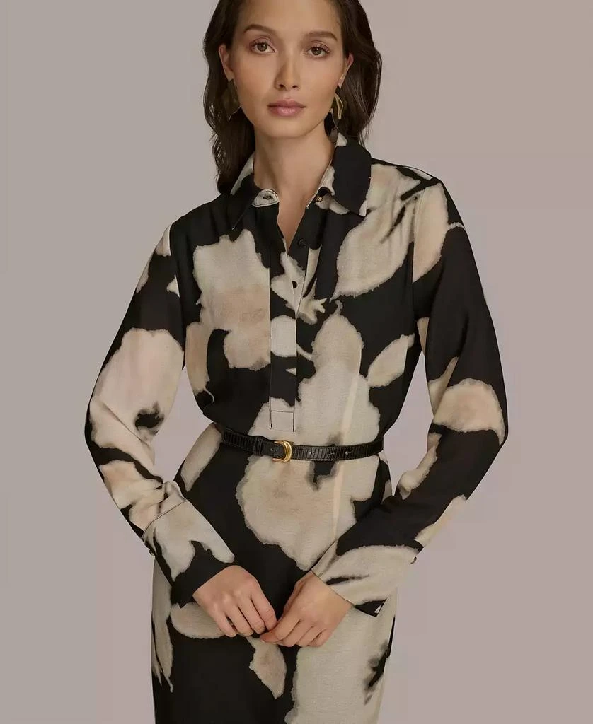 Donna Karan Women's Floral-Print Shirtdress 5
