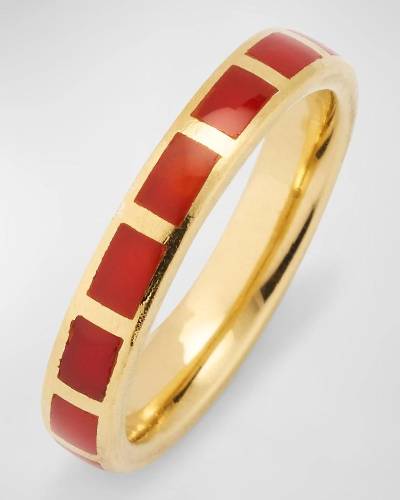 Jan Leslie Dash Rectangle Gemstone Ring 3